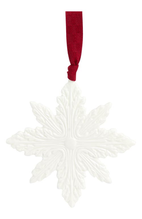 Wedgwood Wedgwood Festive Snowflake Bone China Ornament