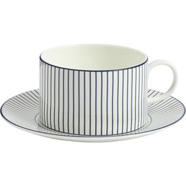 Wedgwood Wedgwood Gio Stripe Bone China Teacup & Saucer Set