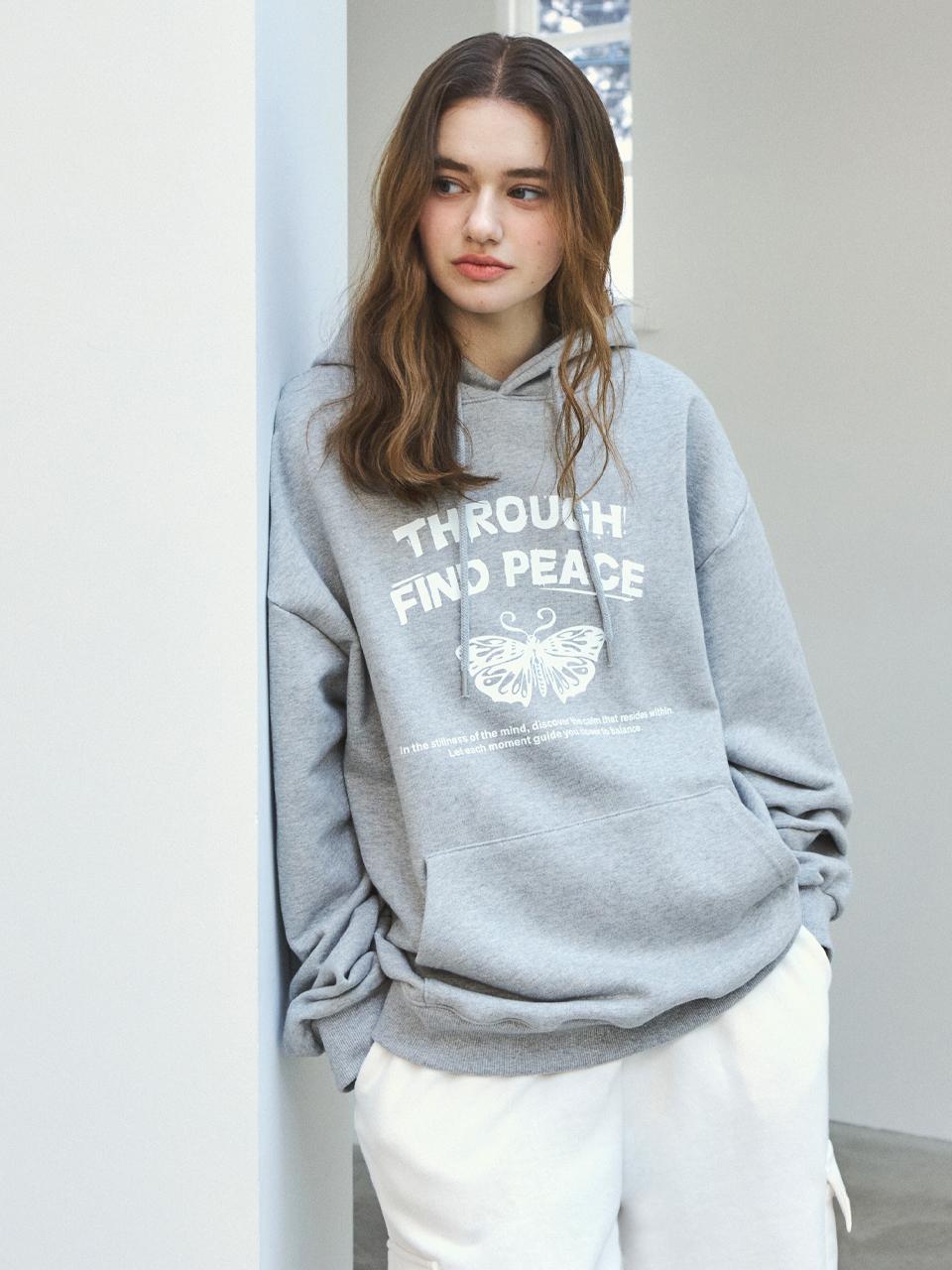 WEDNESDAYOASIS FOR WOMEN Andersen Artwork Hooded Cotton Blend Sweatshirt (W25-TP06)