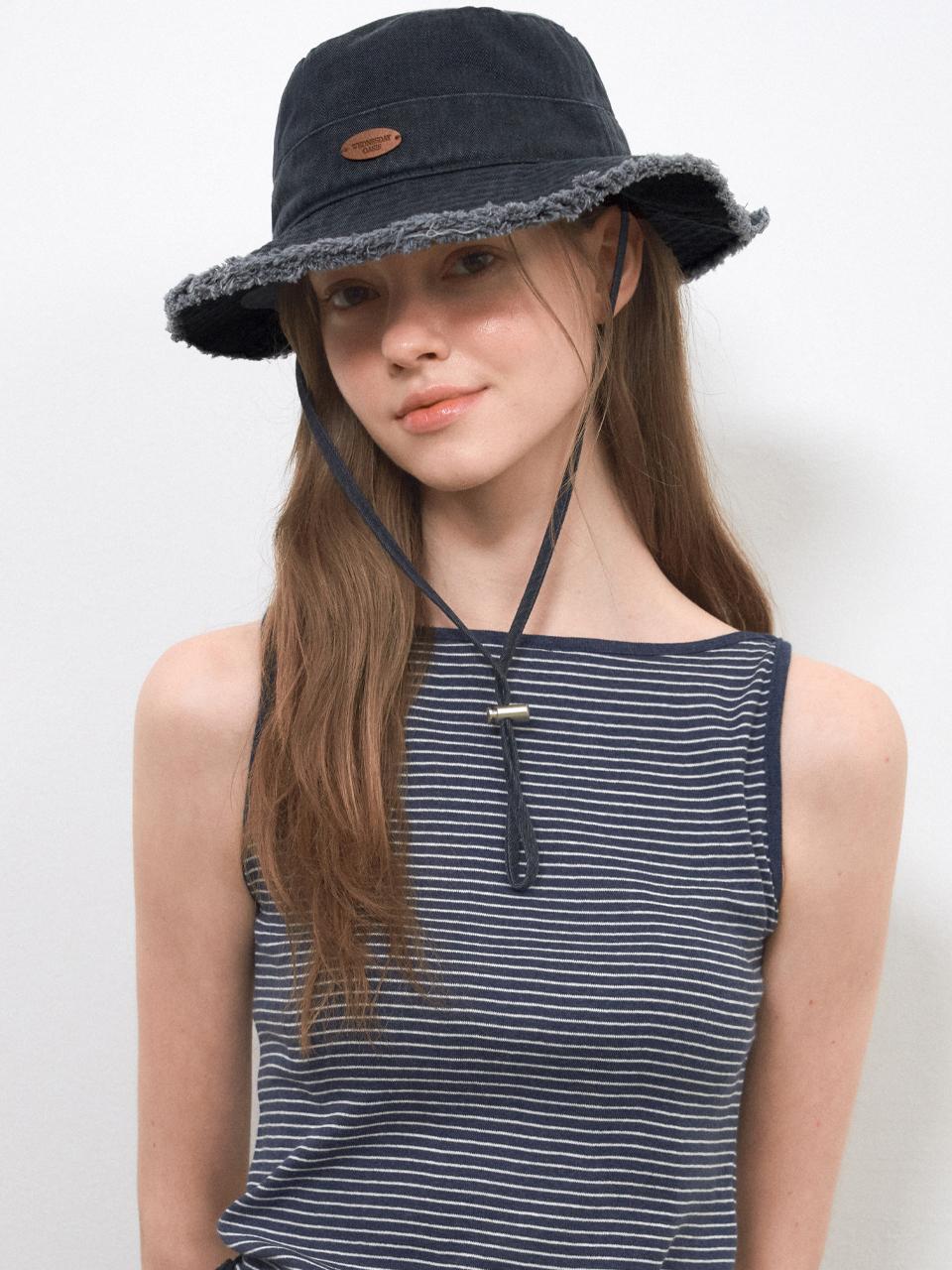 WEDNESDAYOASIS FOR WOMEN Bohemian Safari Bucket Hat [CHARCOAL] (W25-ACC02)