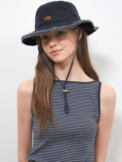 WEDNESDAYOASIS FOR WOMEN Bohemian Safari Bucket Hat [CHARCOAL] (W25-ACC02)