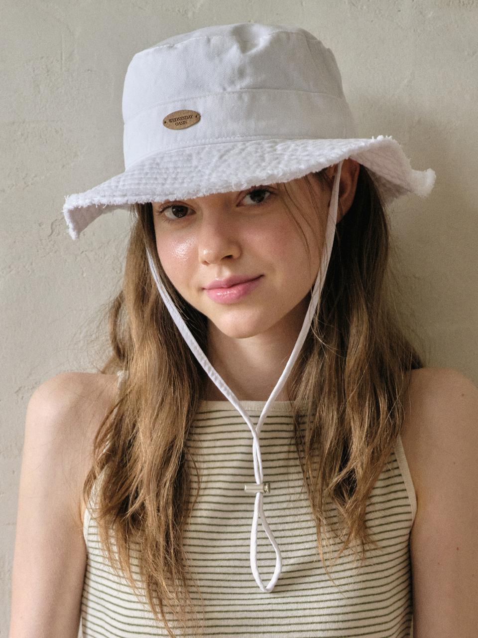 WEDNESDAYOASIS FOR WOMEN Bohemian Safari Bucket Hat [IVORY] (W25-ACC02)