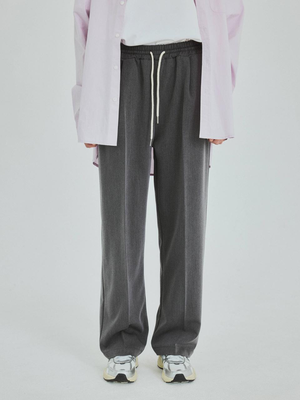WEDNESDAYOASIS FOR WOMEN Easy TR Semi Wide Banding Slacks (3 Color)