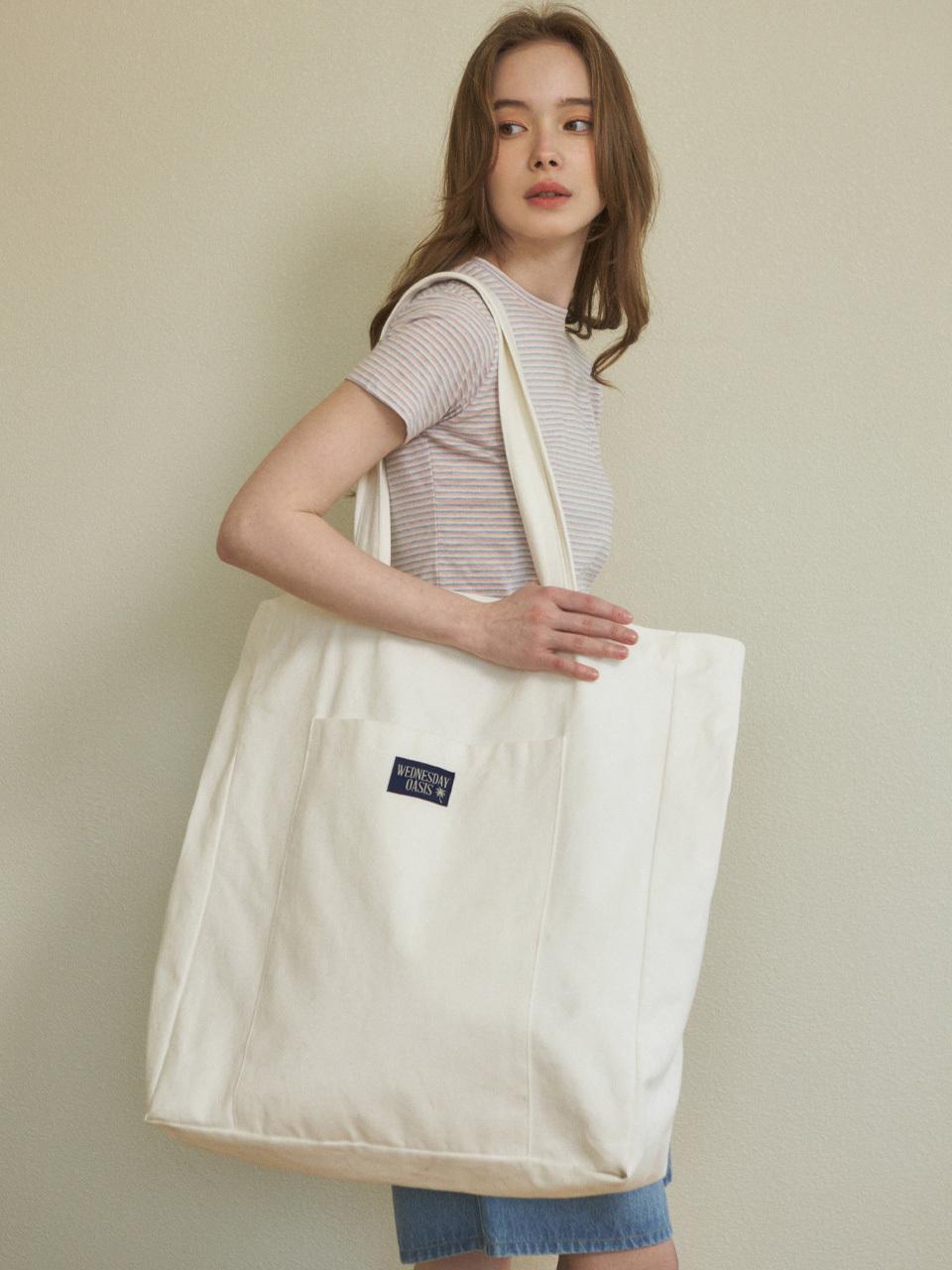 WEDNESDAYOASIS FOR WOMEN Ever Classic Label Big Eco Bag