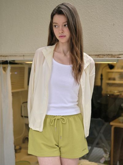 WEDNESDAYOASIS FOR WOMEN Tiny HighNeck Wind Jumper [CREAM] (W25-OT01)