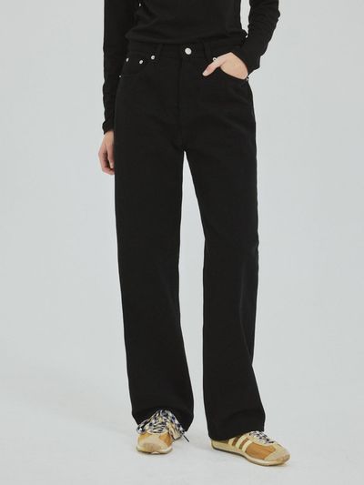 WEDNESDAYOASIS FOR WOMEN Twill Semi Wide Cotton Pants (3 Color)