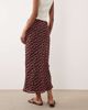 Wednesday's Girl Wednesday's Girl bias cut micro floral skirt in pink - 3