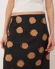 Wednesday's Girl Wednesday's Girl bias cut midaxi skirt in brown polka dots - 2
