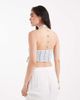 Wednesday's Girl Wednesday's Girl bold stripe halter top in blue - 3