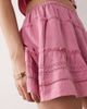 Wednesday's Girl Wednesday's Girl broderie tiered mini skirt in dusty pink - part of a set - 2