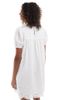 Wednesday's Girl Wednesday's Girl eyelet edge mini smock dress in white - 4