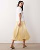 Wednesday's Girl Wednesday's Girl floaty midaxi skirt in butter yellow - 4
