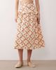 Wednesday's Girl Wednesday's Girl floaty skirt in rose print-White - 3