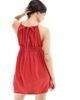 Wednesday's Girl Wednesday's Girl halter cami mini dress in bright red - 4