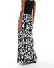 Wednesday's Girl Wednesday's Girl midaxi skirt in animal print-Multi - 4
