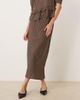 Wednesday's Girl Wednesday's Girl midaxi skirt in brown polka dots-Multi - 3