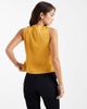 Wednesday's Girl Wednesday's Girl satin lace detailed top in golden bronze - 2