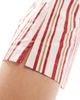 Wednesday's Girl Wednesday's Girl striped boxer style shorts in multi - part of a set - 3