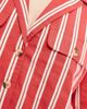 Wednesday's Girl Wednesday's Girl striped boxy shirt in red - part of a set - 4