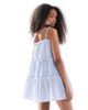 Wednesday's Girl Wednesday's Girl striped cami mini dress in blue - 4