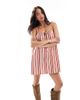 Wednesday's Girl Wednesday's Girl striped smock cami dress in multi - 1