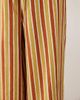 Wednesday's Girl Wednesday's Girl tie detail wide leg pants in green brown stripes - 4