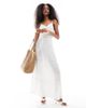 Wednesday's Girl Wednesday's Girl tiered maxi cami dress in white - 1
