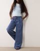 Wednesday's Girl Wednesday's Girl wide leg pants in blue-Multi - 2