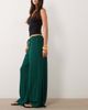 Wednesday's Girl Wednesday's Girl wide leg pants in pineneedle-Green - 2