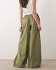 Wednesday's Girl Wednesday's Girl wide leg pinstripe pants in khaki-Blue - 2