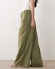 Wednesday's Girl Wednesday's Girl wide leg pinstripe pants in khaki-Blue - 4