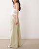 Wednesday's Girl Wednesdays Girl wide leg striped pants in green - 2