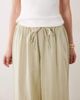 Wednesday's Girl Wednesdays Girl wide leg striped pants in green - 3