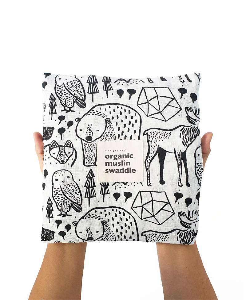 Wee Gallery Wee Gallery Organic Cotton Swaddle Blanket