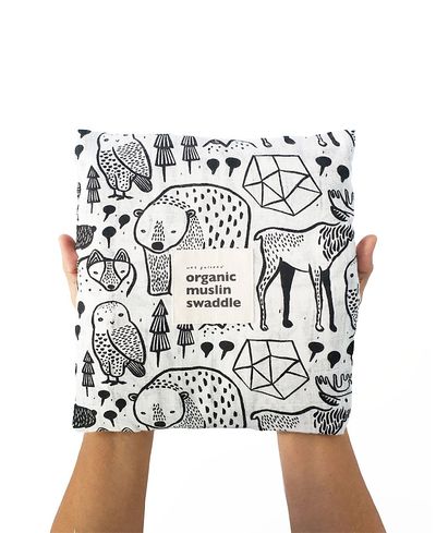 Wee Gallery Wee Gallery Organic Cotton Swaddle Blanket