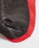 Weekday Weekday 2-pack ribbed crew socks in washed red and black - 2