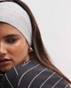 Weekday Weekday 2-pack wide jersey headbands in black & gray melange - 3