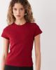 Weekday Weekday 90s baby tee in cherry exclusive to ASOS-Red - 1