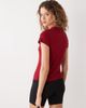Weekday Weekday 90s baby tee in cherry exclusive to ASOS-Red - 4