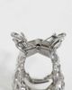 Weekday Weekday abstract claw clip in worn silver - 2