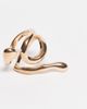 Weekday Weekday abstract ring in gold tone - 3