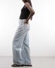 Weekday Weekday Ample low waist baggy fit jeans in light blue wash - 2