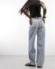 Weekday Weekday Ample low waist baggy fit jeans in light blue wash - 3