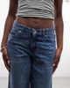 Weekday Weekday Ample low waist baggy fit jeans in mid blue - 4