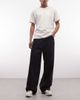 Weekday Weekday Astro PU back pocket jeans in washed black - 1