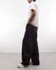 Weekday Weekday Astro PU back pocket jeans in washed black - 2