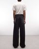 Weekday Weekday Astro PU back pocket jeans in washed black - 3
