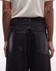 Weekday Weekday Astro PU back pocket jeans in washed black - 4
