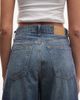 Weekday Weekday Astro Unisex low rise baggy fit jeans in faded blue wash - 4