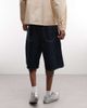 Weekday Weekday Astro Unisex low rise baggy fit jorts in blue rinse - 4